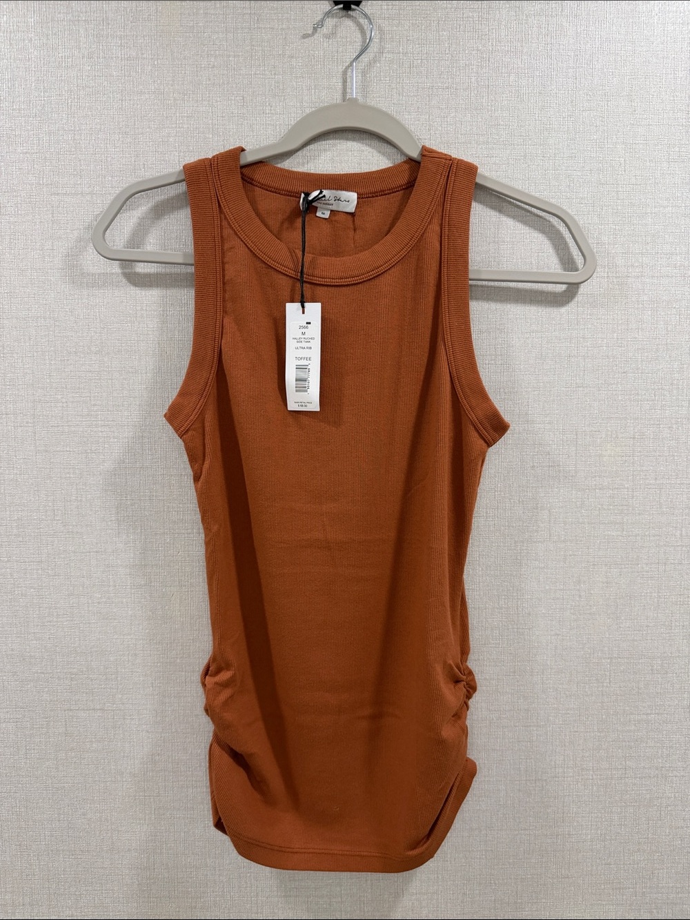 Michael Stars Rust Sleeveless Tank Top